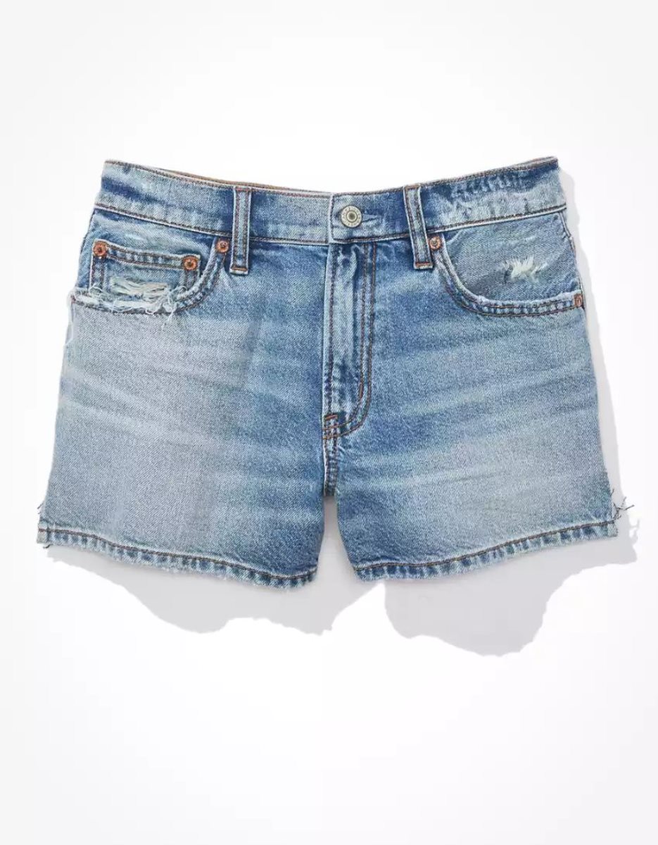 Shorts American Eagle AE Stretch Denim '90s Boyfriend Multicolore Femme | UZS-98596575